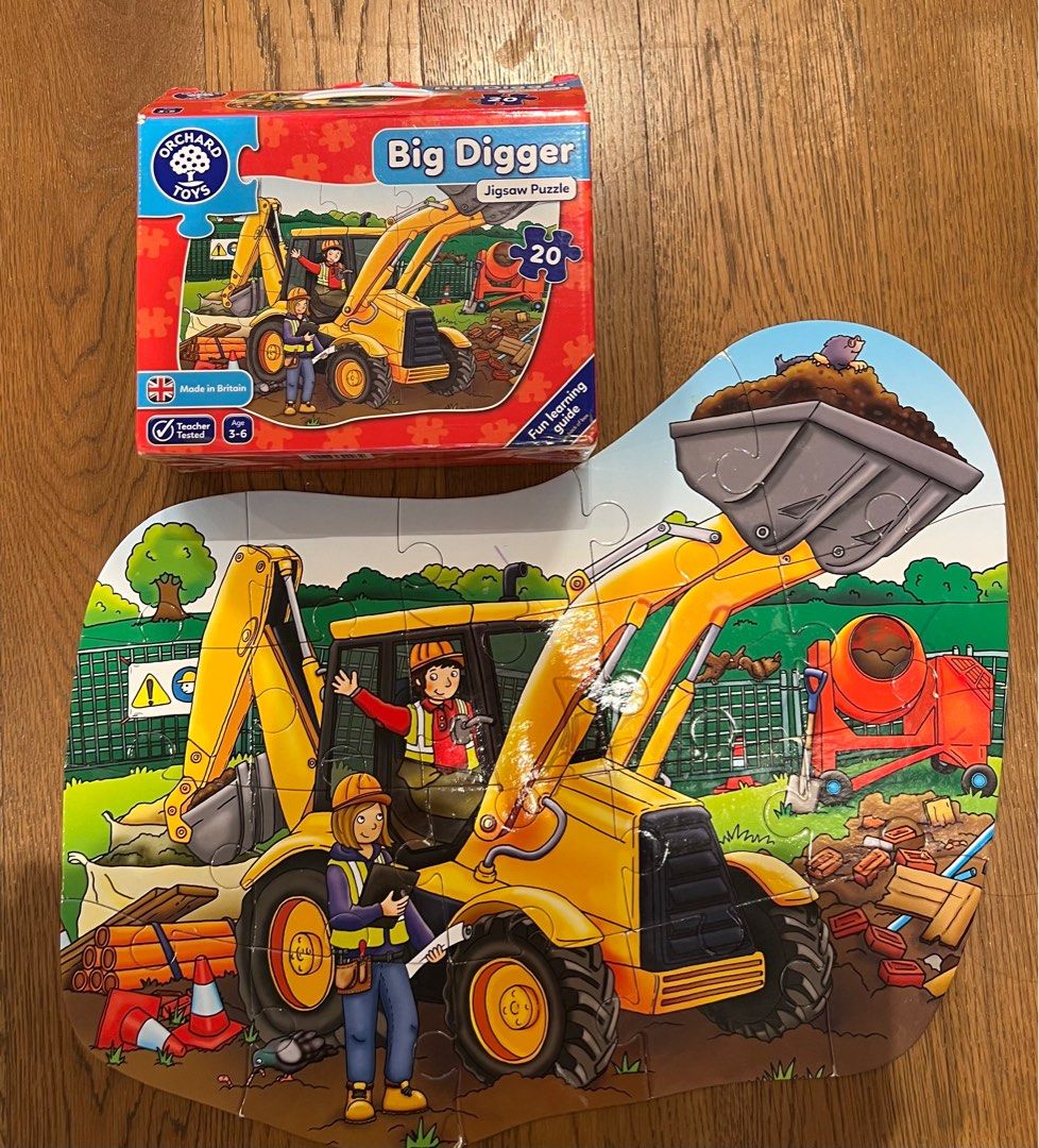 Orchard toys big digger puzzle clearance