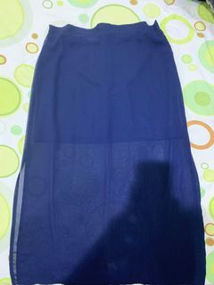 Blue skirt