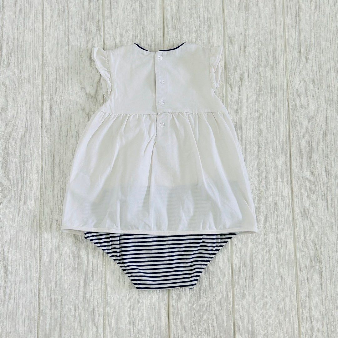 BN Mayoral Dress with Inner Romper for Baby Girl, Babies Kids