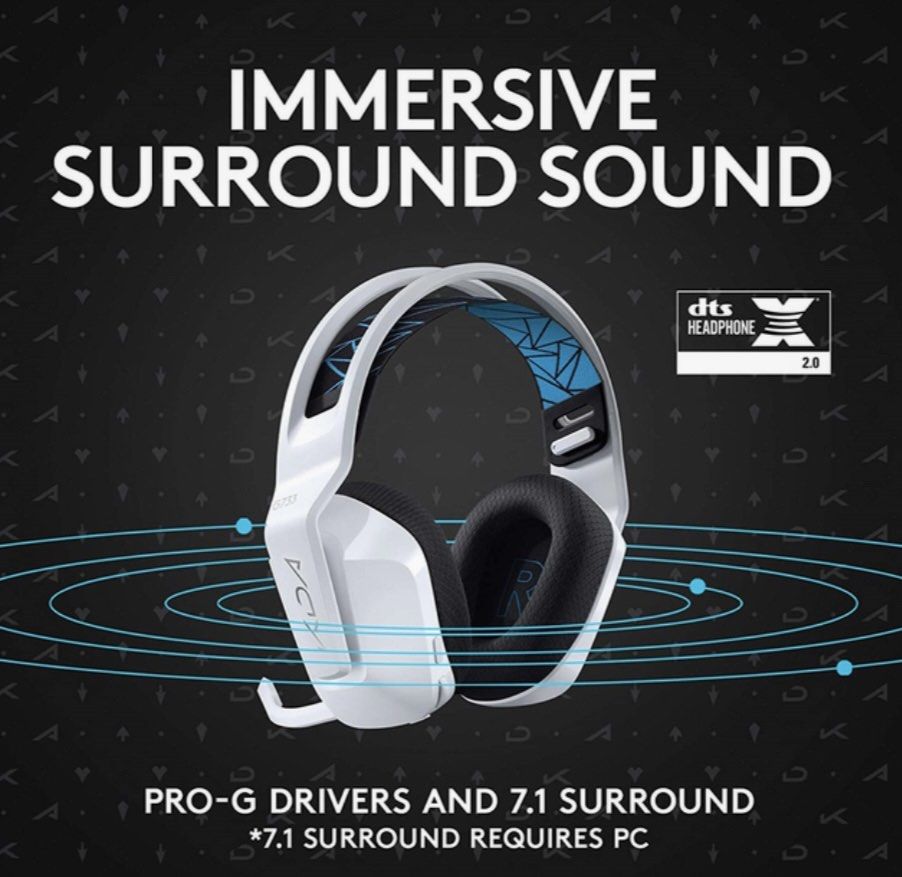 [BNIB] LOGITECH G733 WIRELESS & G PRO X 7.1 GAMING HEADSET WITH BLUE VO