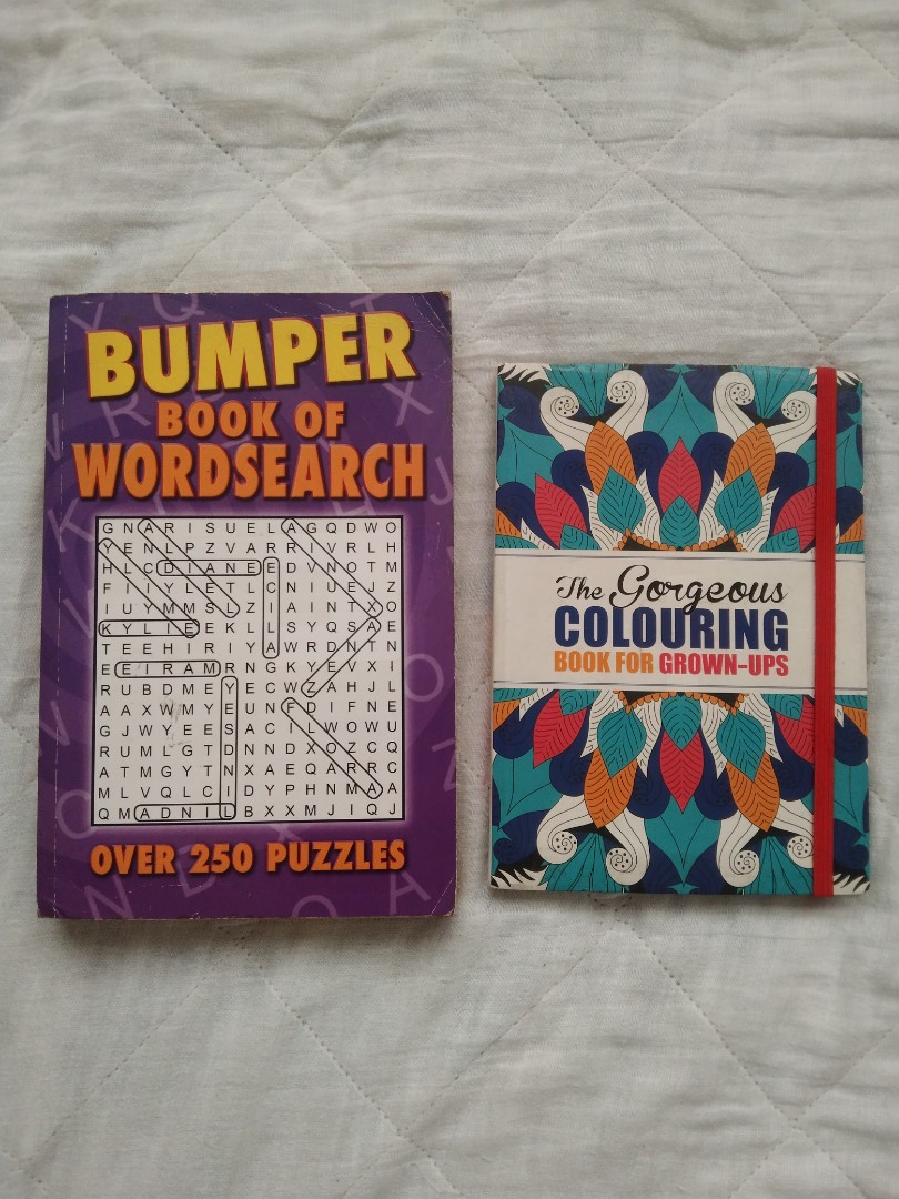 Book Of Wordsearch The Gorgeous Colouring Book For Grown Ups Hobbies And Toys Books And Magazines 