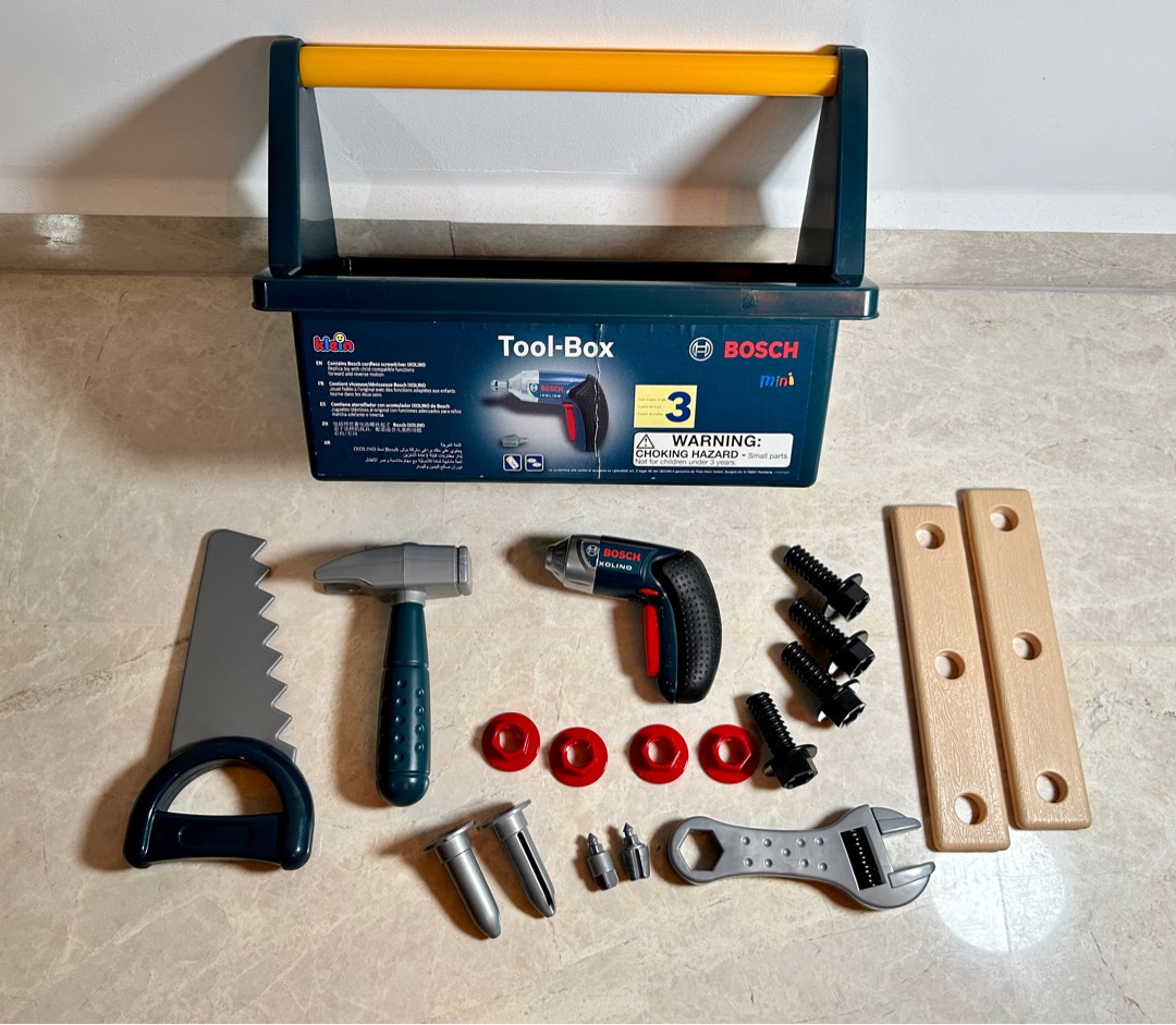 Bosch Mini Tool Box Toy Hobbies Toys Toys Games on Carousell