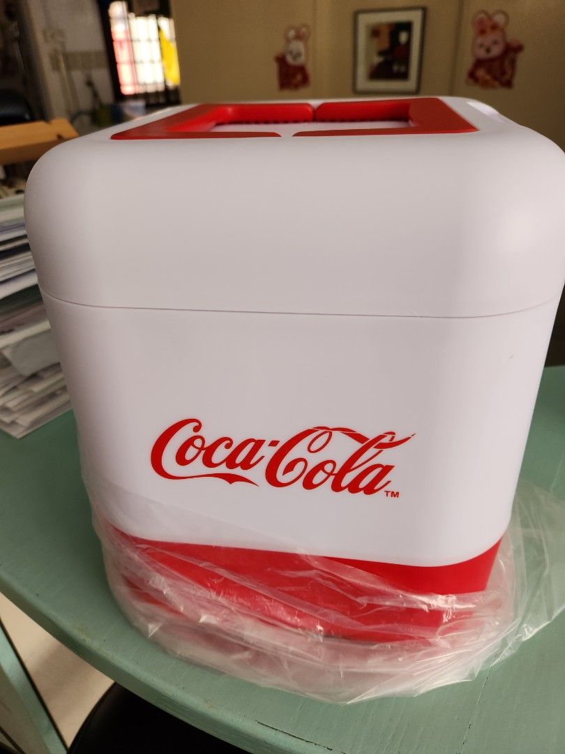 Brand New Coca Cola Ice Box with an inbuilt speaker, Furniture & Home