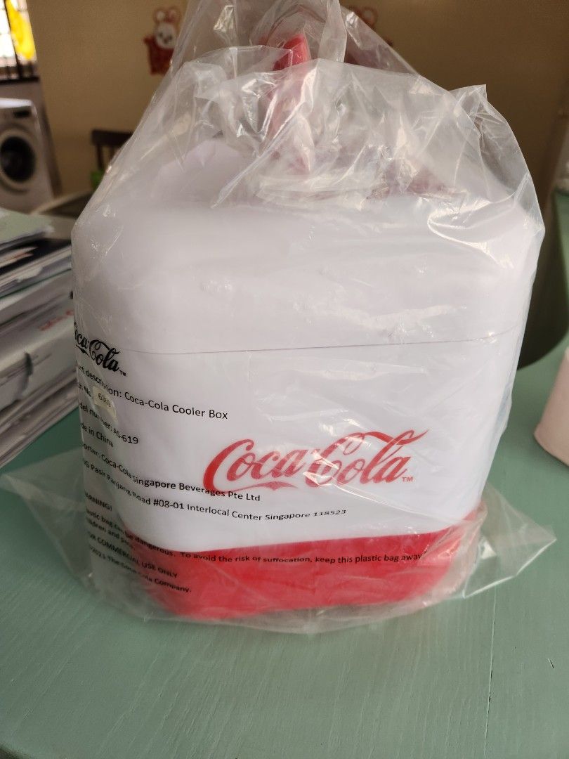 Brand New Coca Cola Ice Box with an inbuilt speaker, Furniture & Home