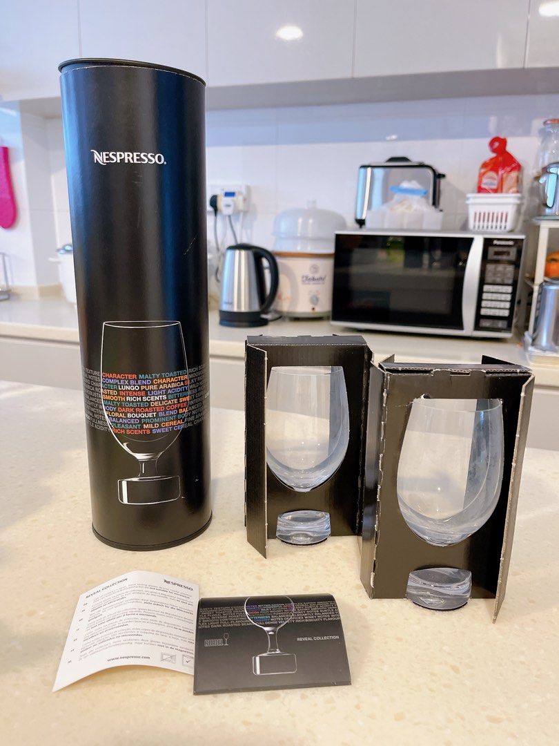 Nespresso Reveal Glasses REVIEW & UNBOXING, Riedel Coffee Glasses, Intense & Mild Collection