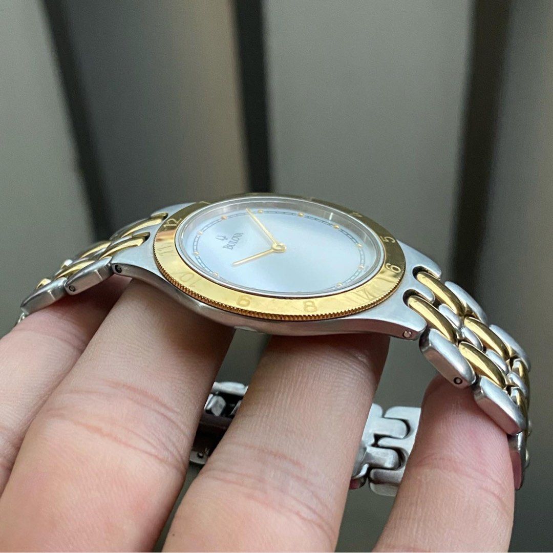 Bulova Ladies Watch 153 061 Quartz Movement 36mm, Fesyen