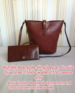 Bundle sale Beanpole sling bag & LQ wallet