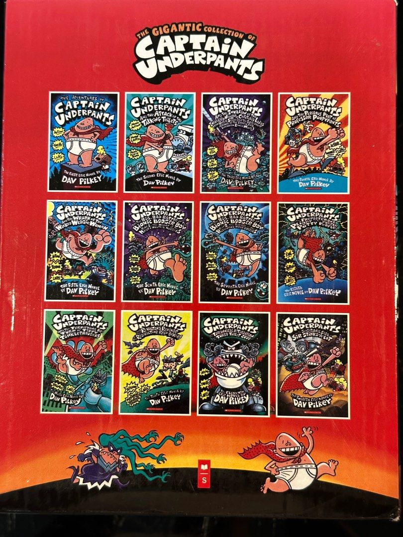 Captain Underpants box set, Hobbies &amp; Toys, Books &amp; Magazines, Children ...