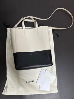 Celine Cabas black/white