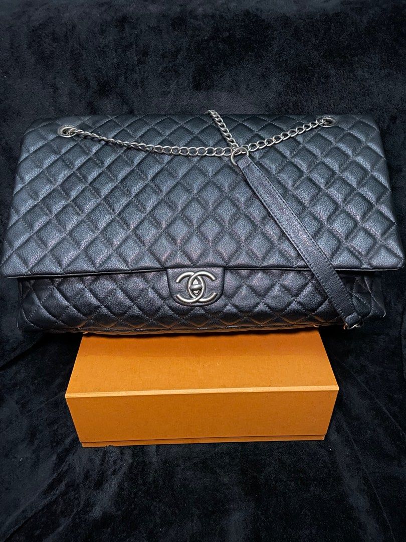 Chanel Flap XXL Travel Bag, Luxury, Bags & Wallets on Carousell