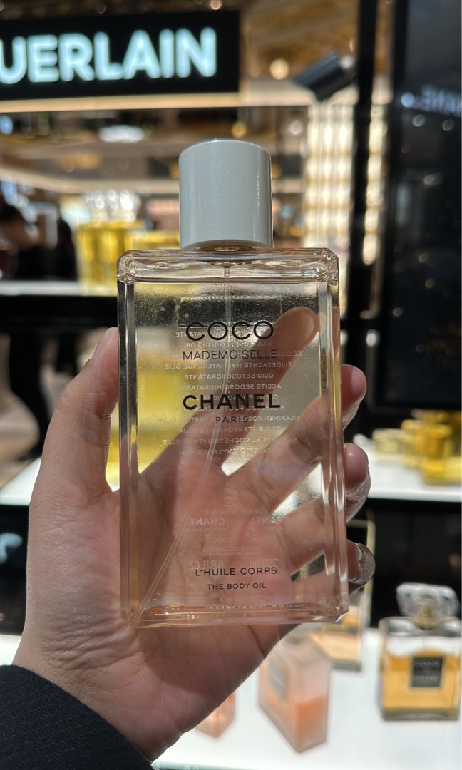 chanel body oil spray