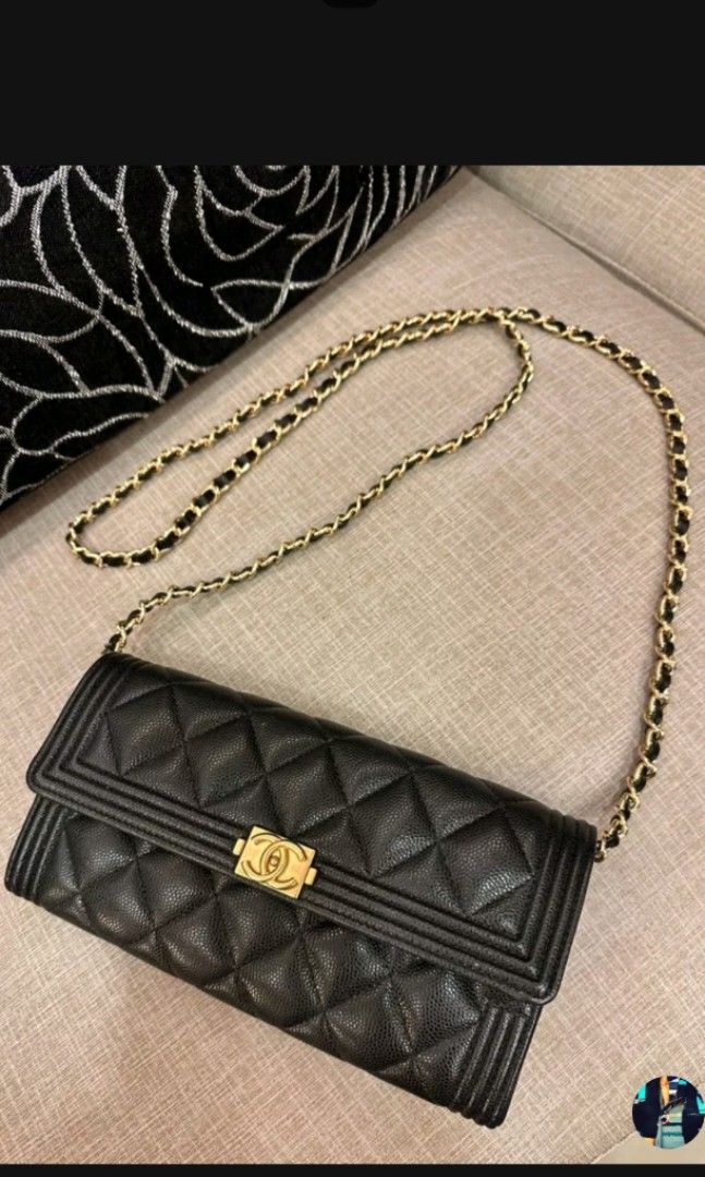 Convert your Chanel wallet into a WOC and save money 🖤👀 #chanel #cha, chanel wallet