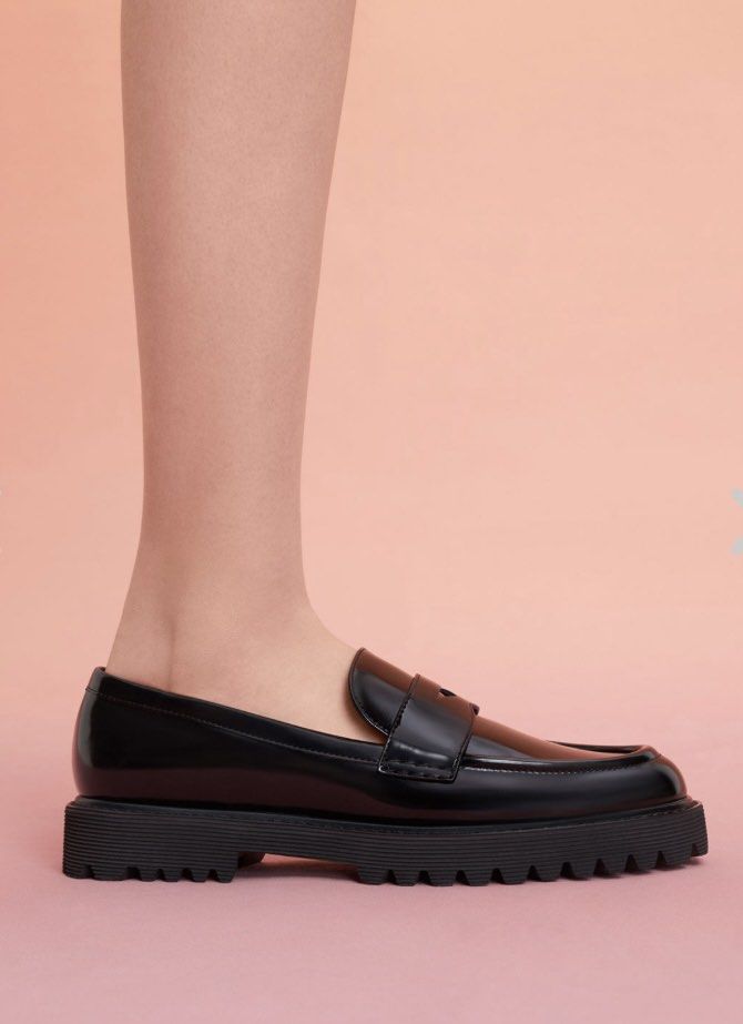 Chunky clearance penny loafers