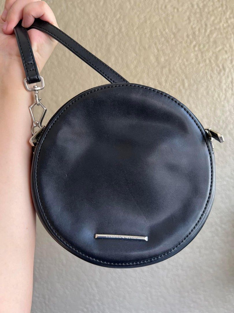 Charles and Keith round sling bag, Women's Fashion, Bags & Wallets