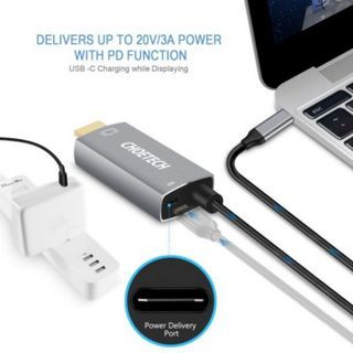Choetech USB-C to HDMI+PD Cable 4k PD 60W DisplayPort Macbook