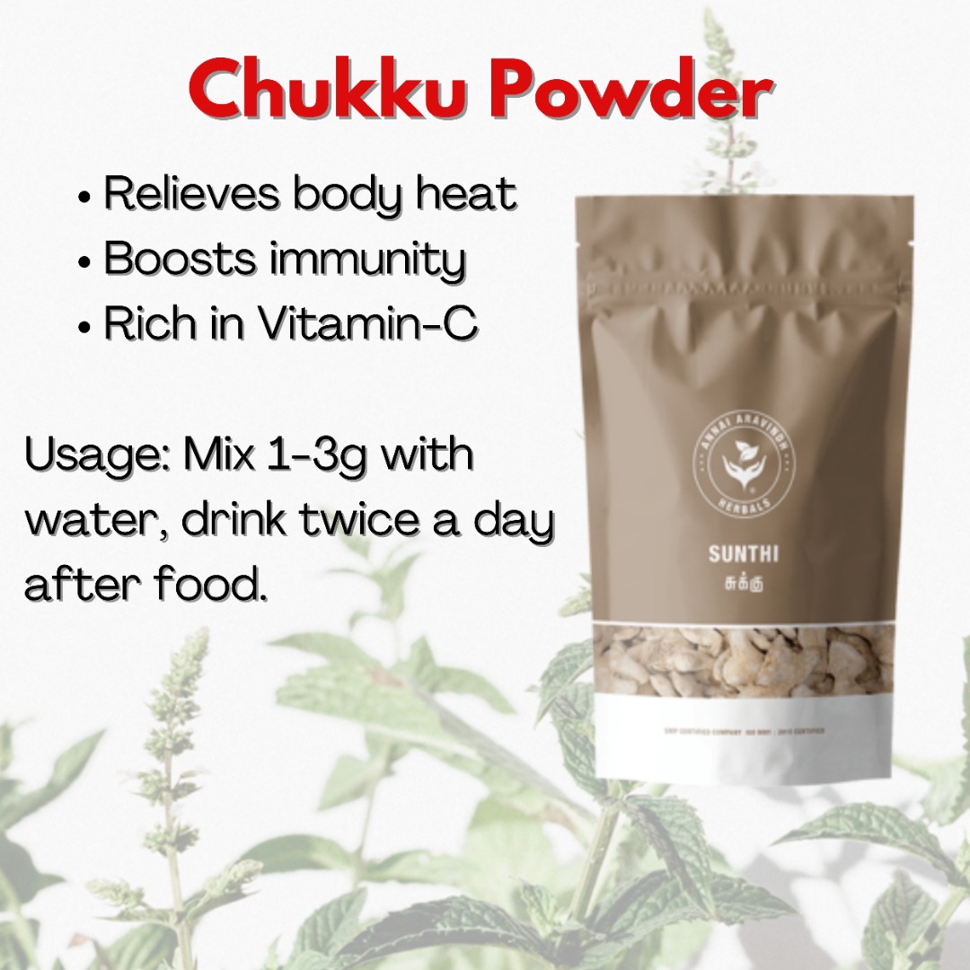 Chukku / Sukku Powder | 50g | Annai Aravindh Herbals | Indian Herbs and ...