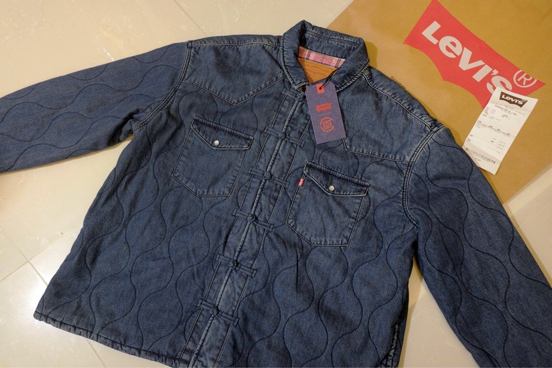 最も サイズL LEVI'S サイズL CLOT PADDED LEVI 2極タイプ ウエスタン