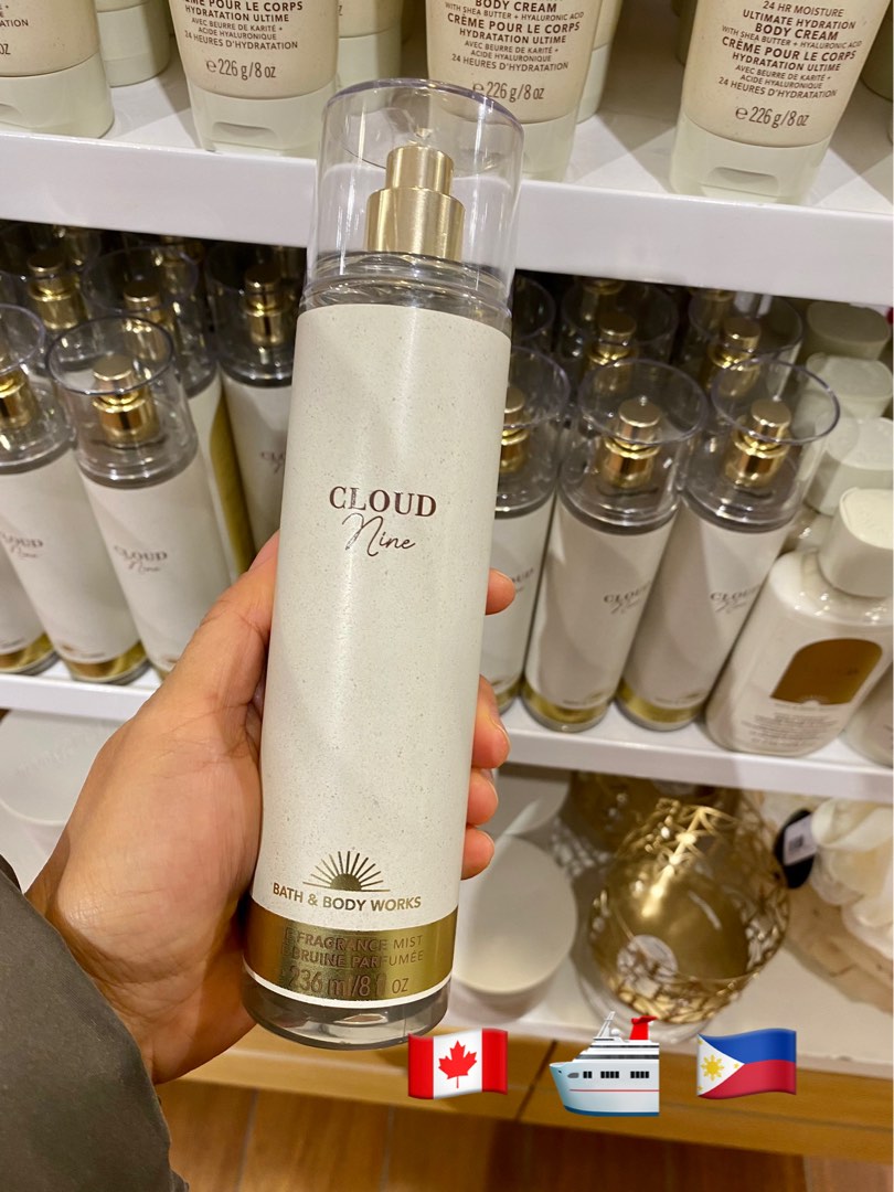 Cloud Nine Bath and Body Works Fragrance mist, Beauty & Personal Care