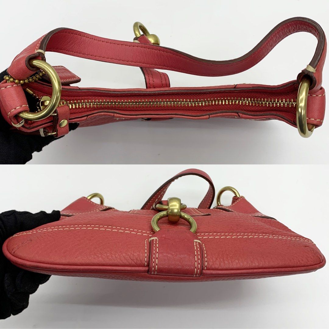 Red coach sale shoulder bag