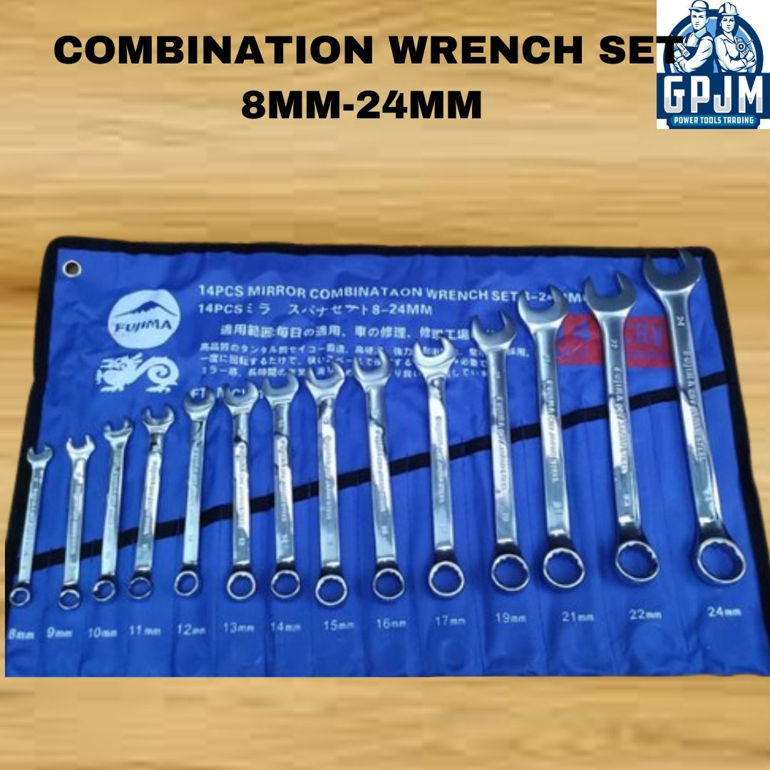 COMBINATION WRENCH SET 14 PCS. 824MM (FUJIMA JAPAN) / CASH ON DELIVERY