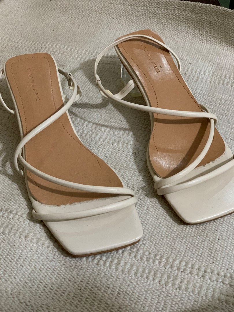 Cream Heels, Women's Fashion, Footwear, Heels on Carousell
