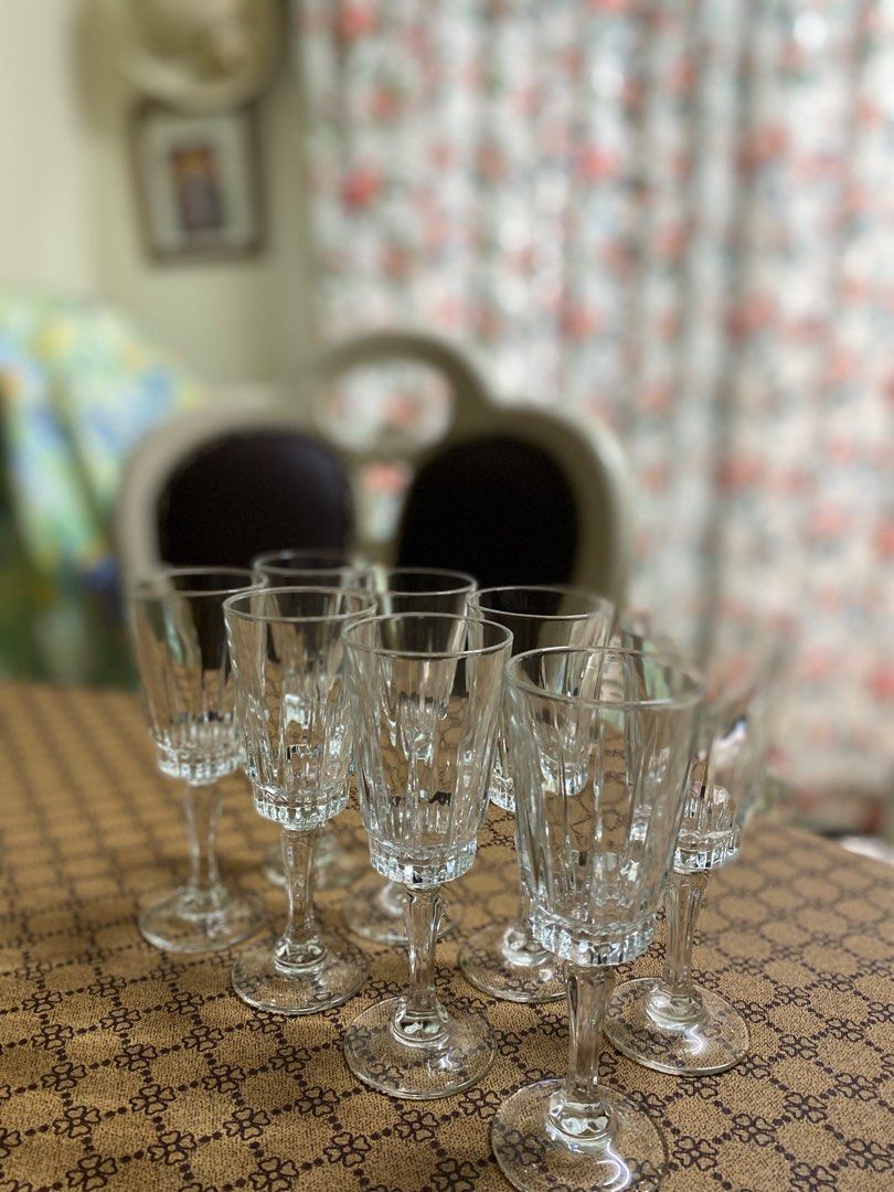 Crystal Glassware Wine Glass, Furniture & Home Living, Kitchenware
