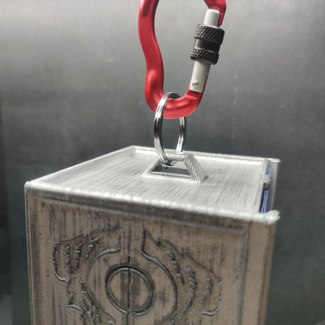 Custom, compact DECK BOX up to TRIPLE SLEEVED made to order (PARTNER/BACKGROUND deck box, Magic