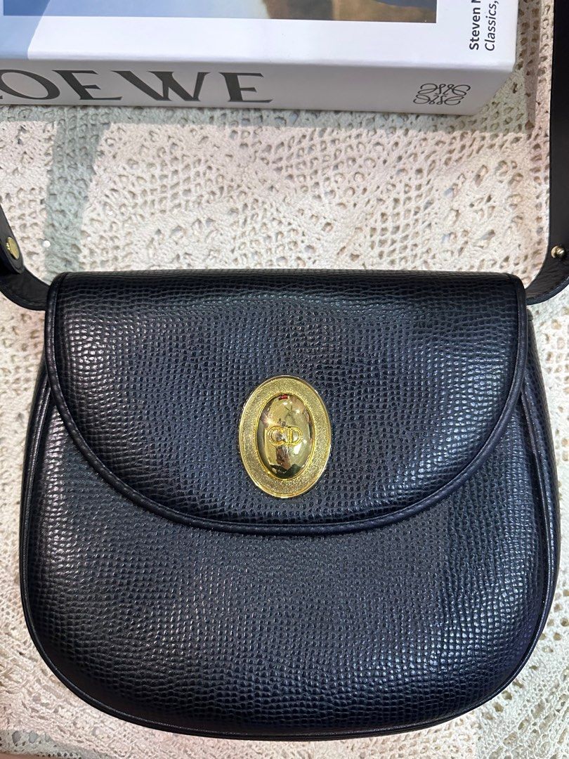 Vintage Christian Dior Shoulder Bag, Luxury, Bags & Wallets on Carousell