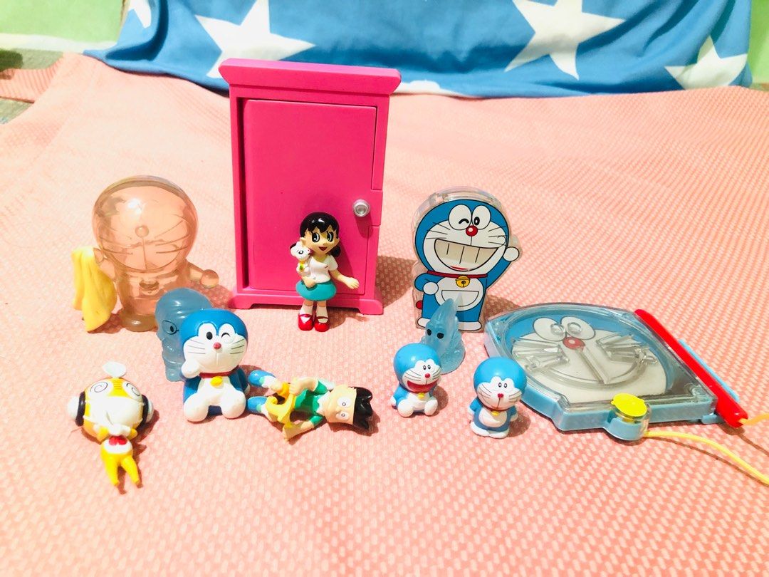 Doraemon Set Hobbies And Toys Toys And Games On Carousell 