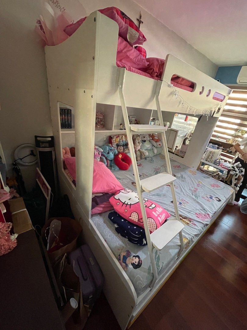 Double deck bed for kids, Furniture & Home Living, Furniture, Bed