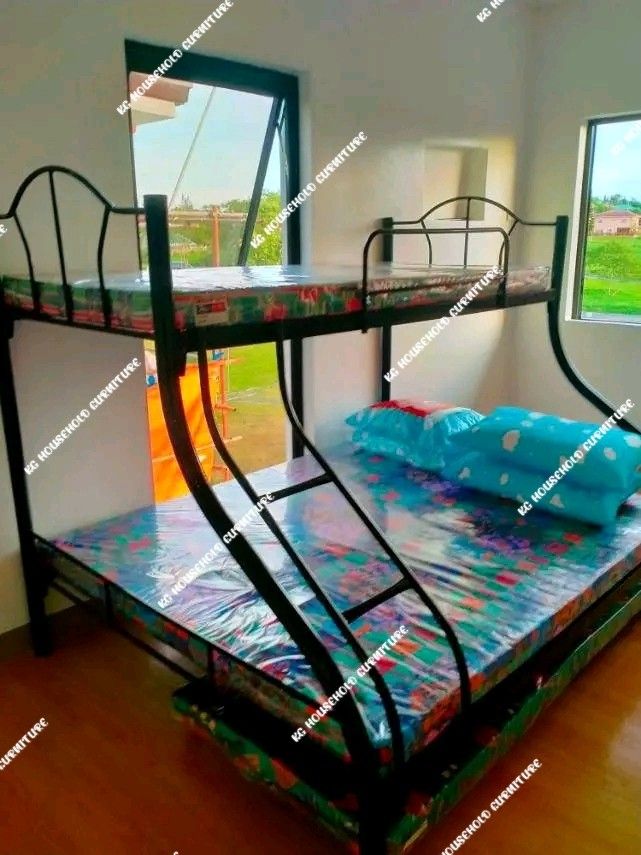 double deck bunk bed pullout set with dura foam (QUEEN SIZE MIDDLE BED