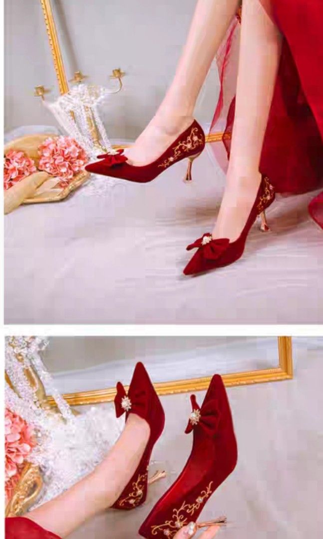 Red sale heels 2019