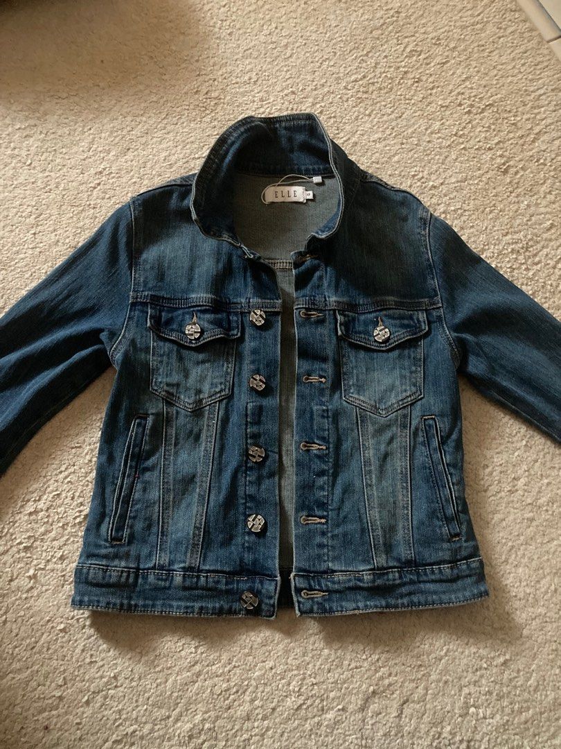 Elle denim jacket store