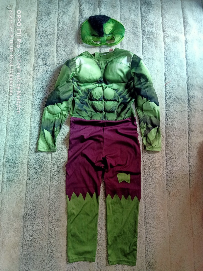 EZEFINDS Marvel HULK Costume, Babies & Kids, Babies & Kids Fashion on