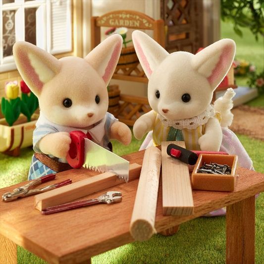 Fennec fox family Sylvanian families, Hobbies & Toys, Toys & Games on