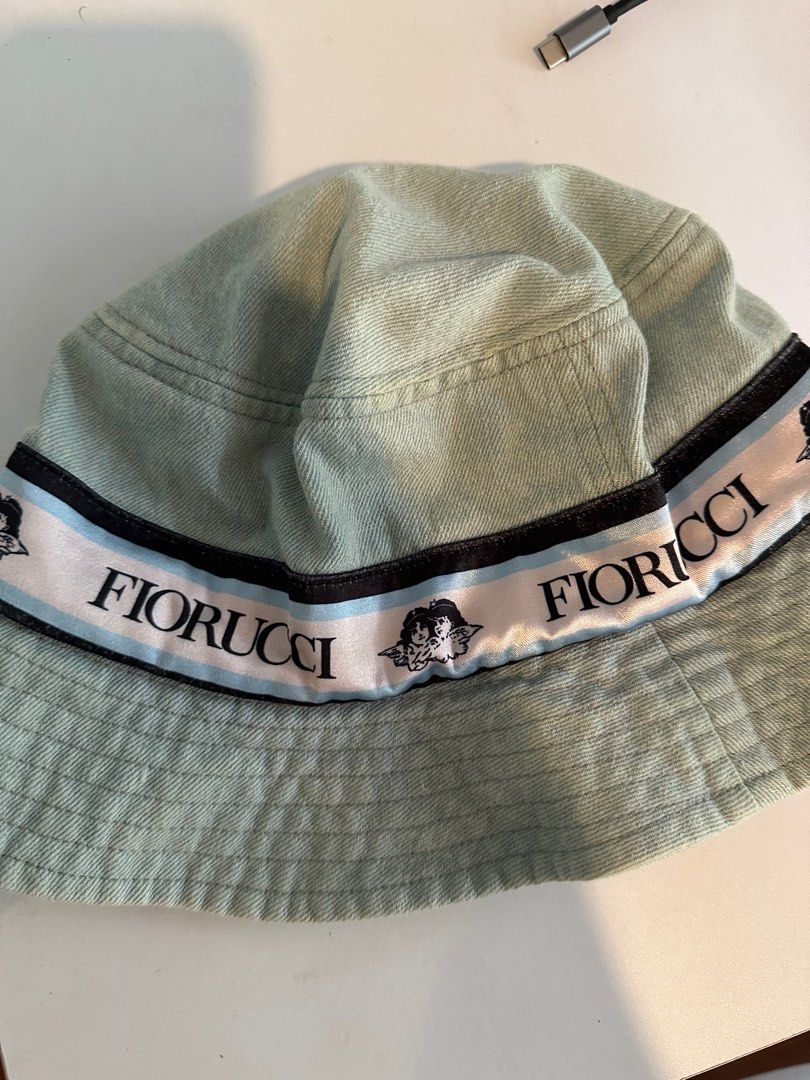 FIORUCCI denim bucket hat (Category: Caps & Hats) located in Makati City. Submitted by chelsmmm (Listing ID 1213379157, Image 2). Description: Authentic FIORUCCI Original price 4000php + 400php shipping RFS - decluttering.