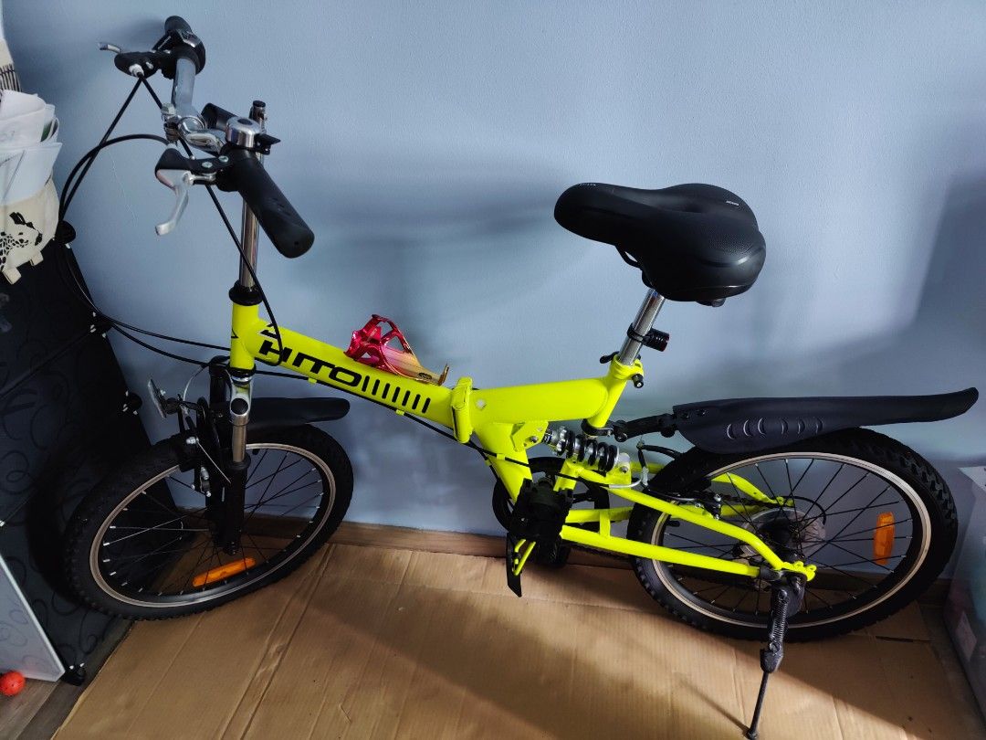 Foldable HITO 20 inch Mountain bike Sports Equipment Bicycles Parts Bicycles on Carousell