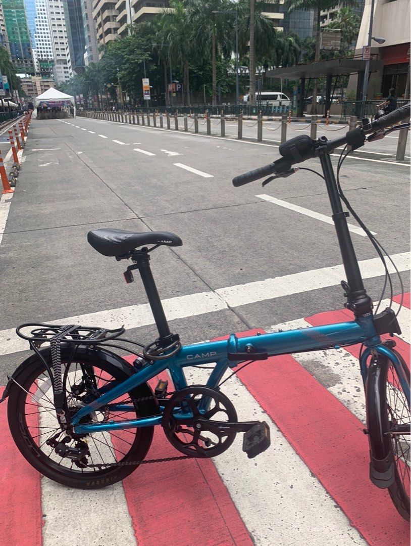 Camp x one folding bike cheap