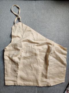 Fresco Linen One shoulder top