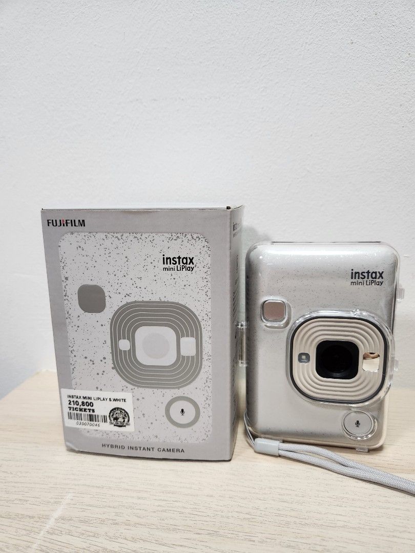 Fujifilm Instax Mini LiPlay Stone White LiPlay, Photography, Cameras on  Carousell
