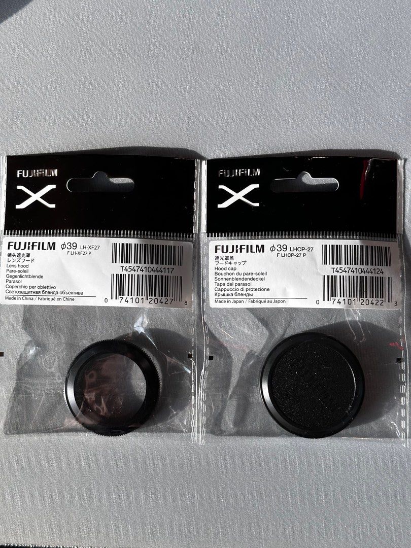Fujifilm Xf 27mm F2.8 R WR Hood and Lens Cap, Photography, Lens & Kits