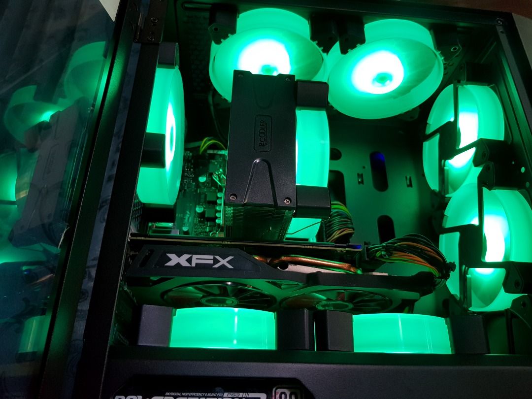 Gaming Rig with 8 GB Video Card Desktop PC System Unit Like New