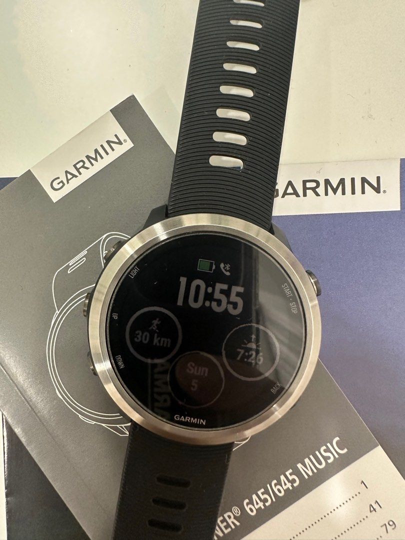 Forerunner 645 hot sale music black