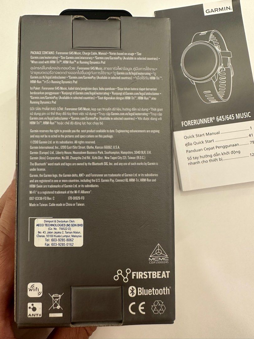 Garmin forerunner 645 music manual store