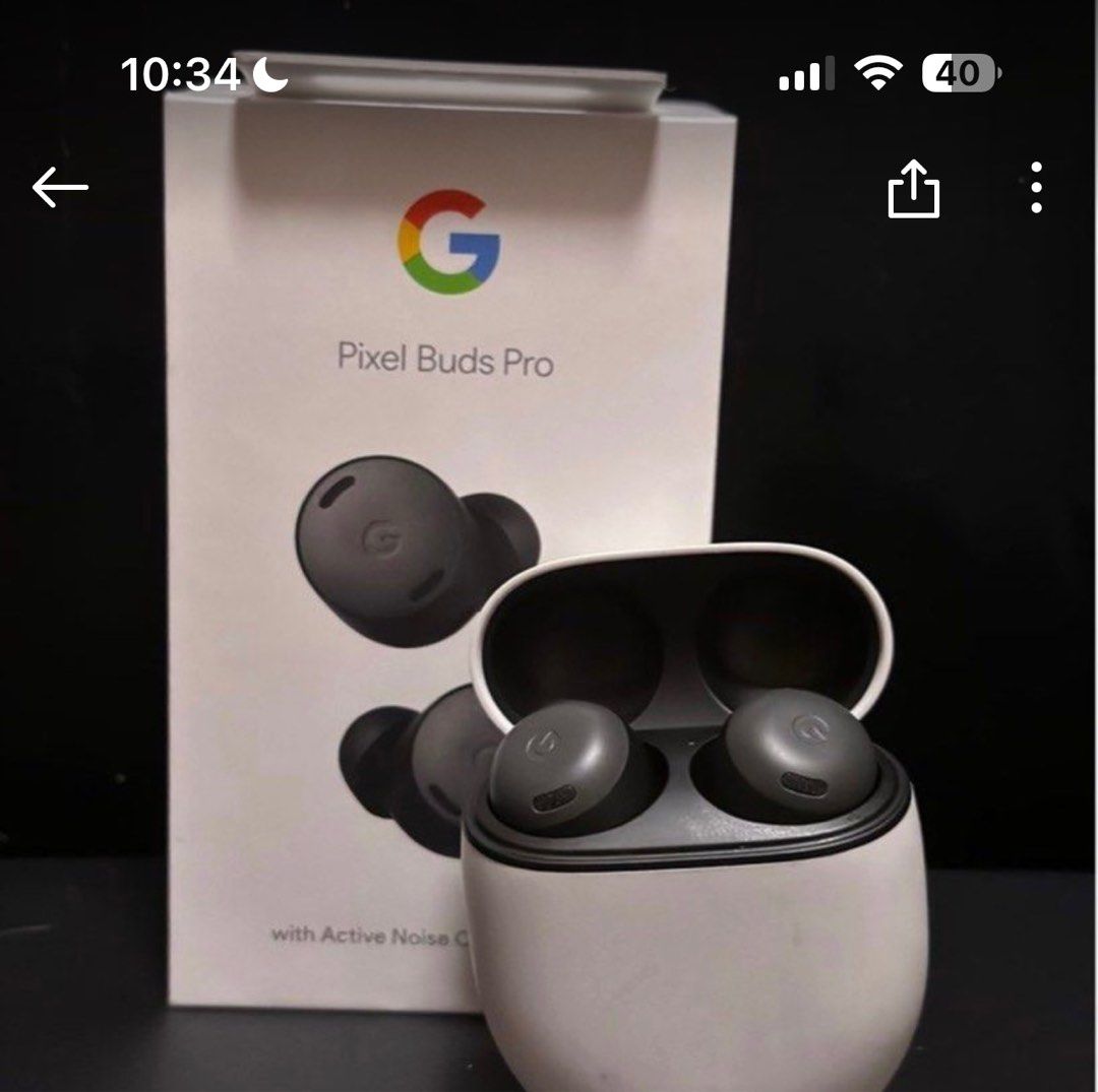 GENUINE Google Pixel Buds Pro Noise Cancelling Earbuds - Charcoal OPEN BOX  193575032283