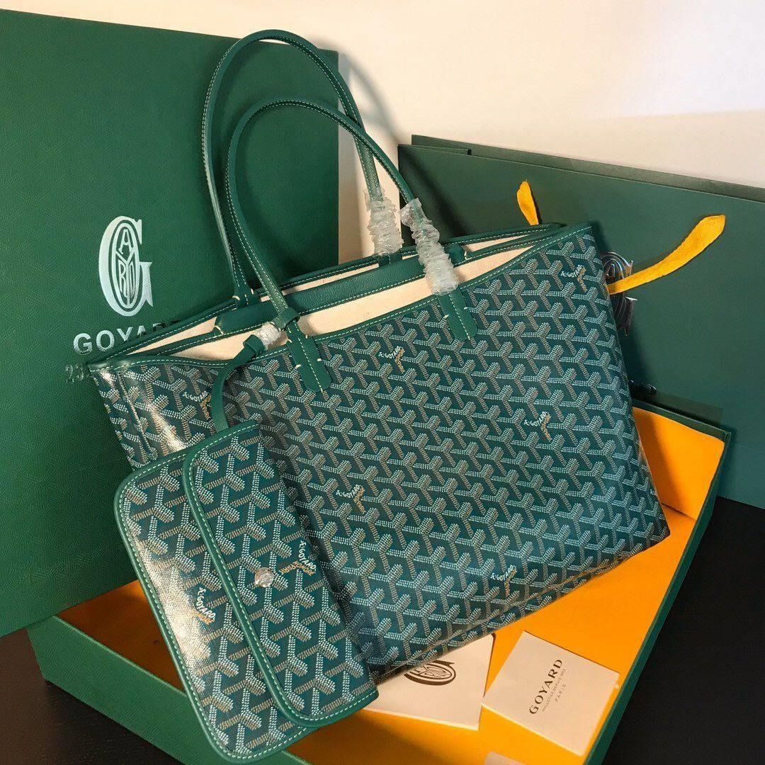 Goyard Tote Medium size in Green, Women's Fashion, Bags & Wallets, Shoulder  Bags on Carousell