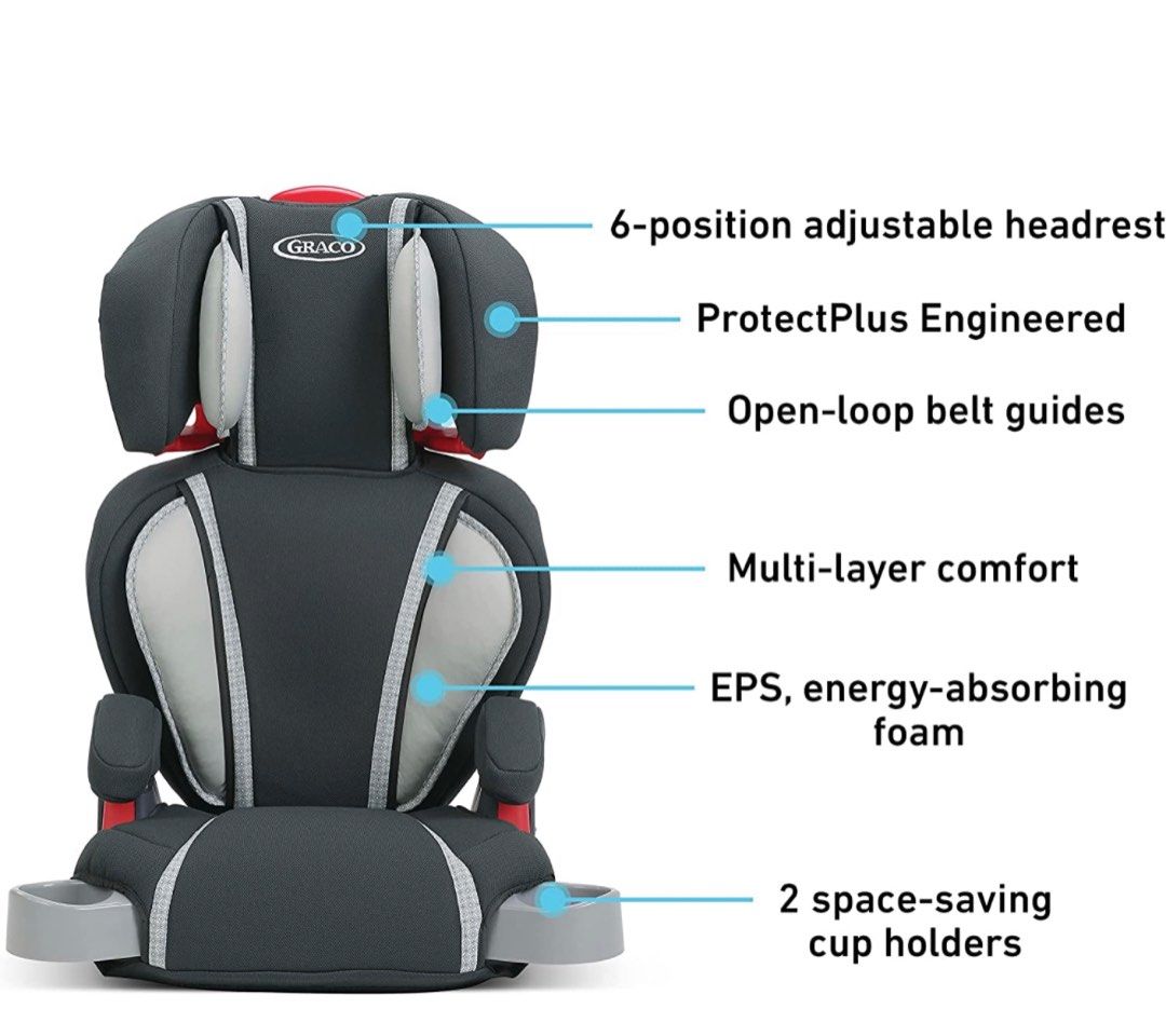 Graco Turbo booster highback booster seat with latch system, Babies & Kids, Going Out, Car Seats