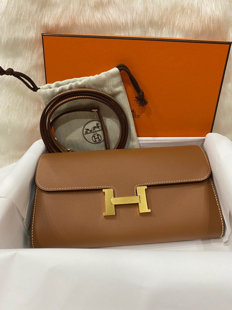 Hermes constance long to go, Luxury, Bags & Wallets on Carousell
