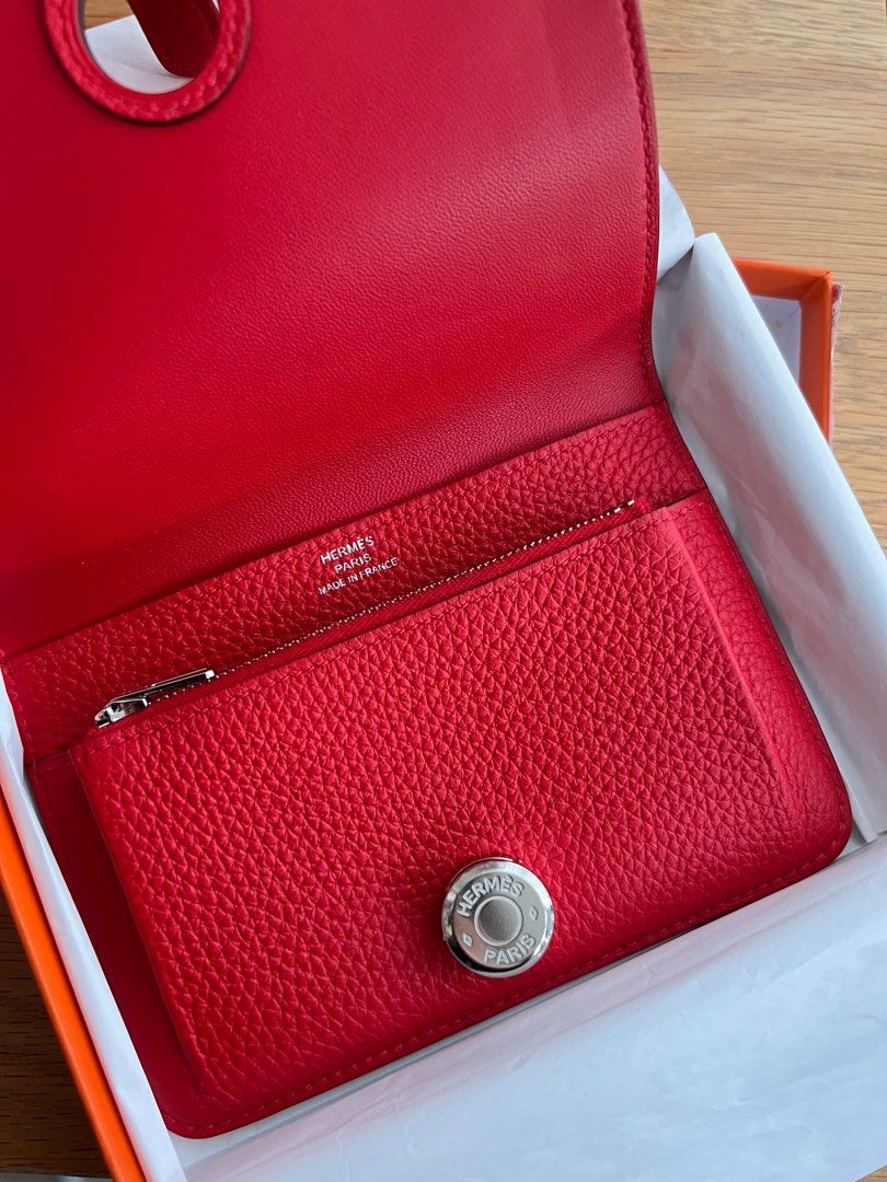 Hermes Dogon compact wallet, 名牌, 手袋及銀包 Carousell