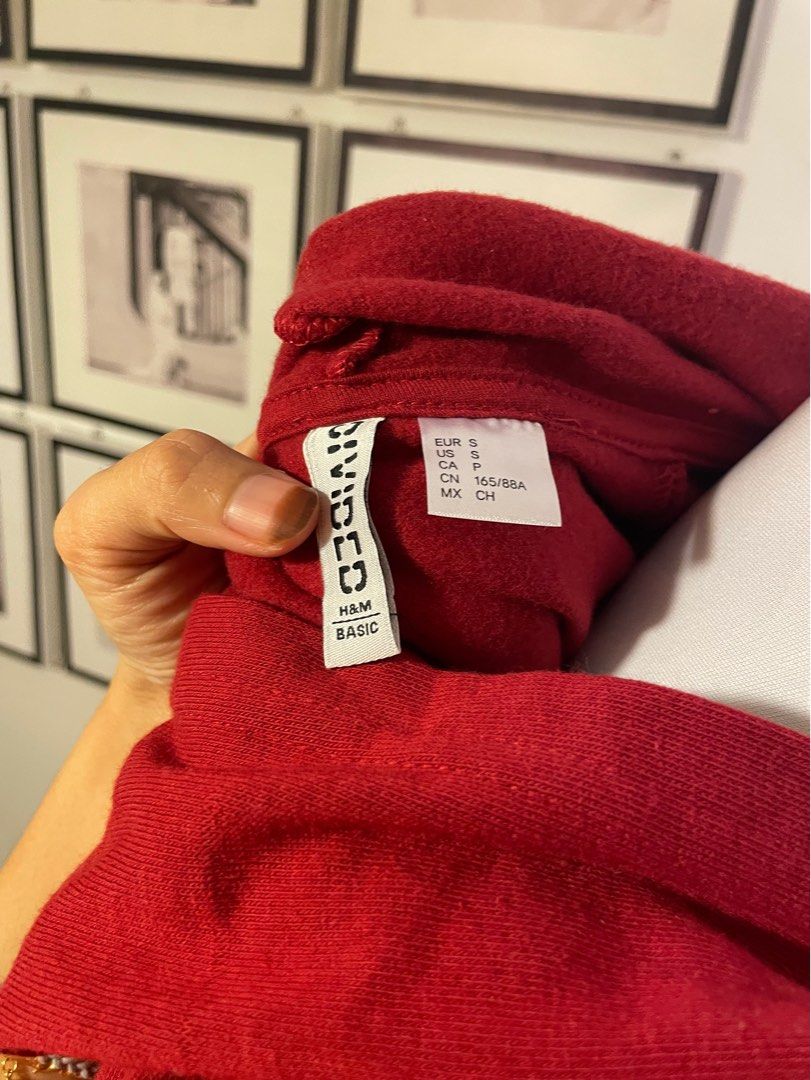 H and m on sale crop top hoodie
